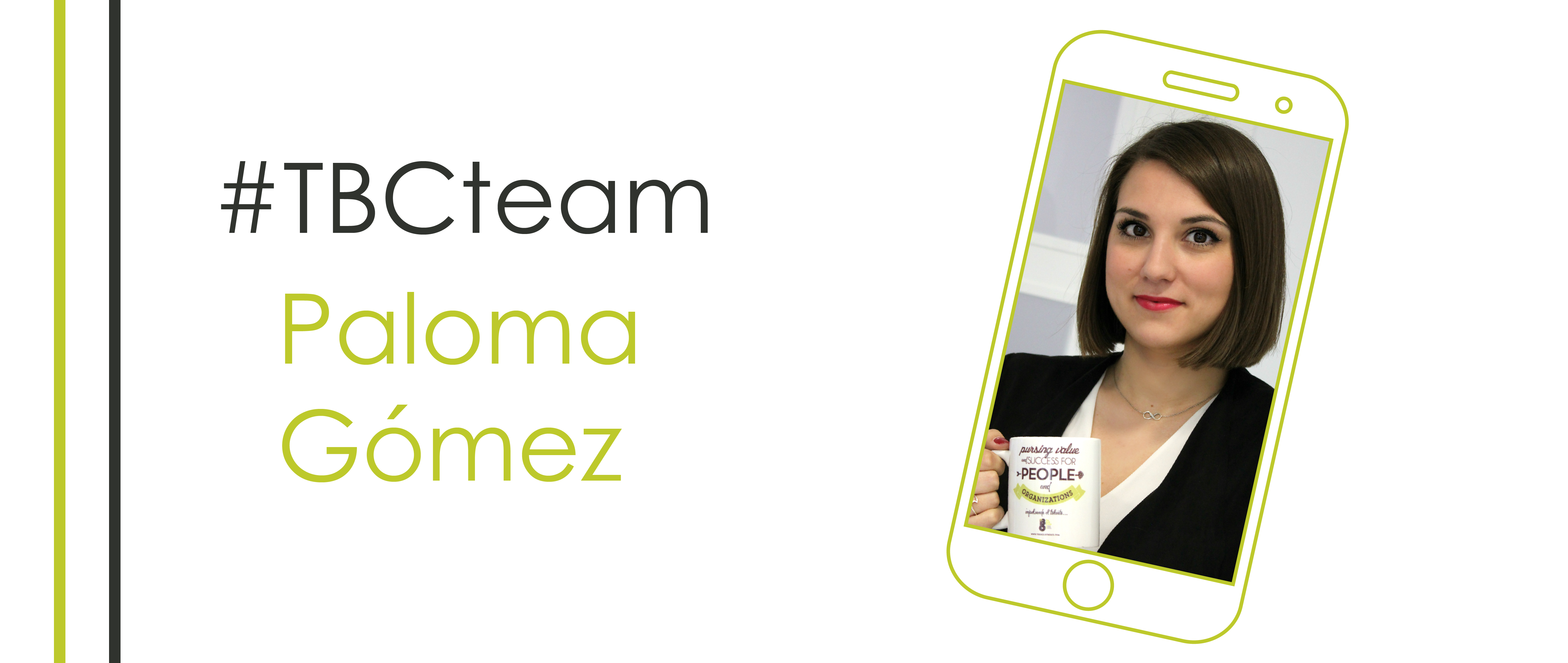 Hoy en el #TBCteam: Paloma Gómez