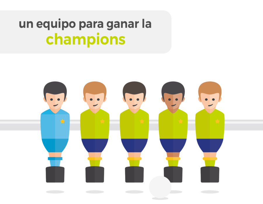 Un equipo para ganar la Champions